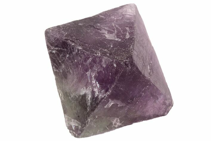 Fluorite Octahedron - Purple/Green Banded #90942